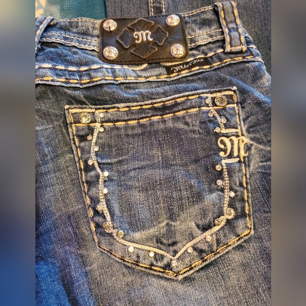 MISS ME Women's Dark Blue Jeans
